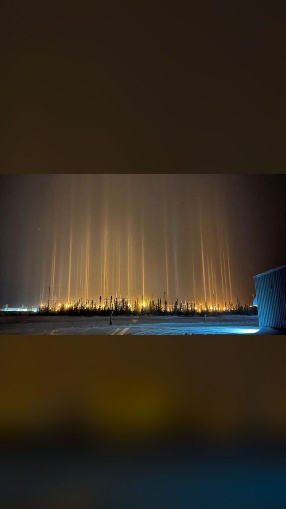 Pilares de luz: La explicación detrás del fenómeno atmosférico que asombró a la Araucanía - Meganoticias
