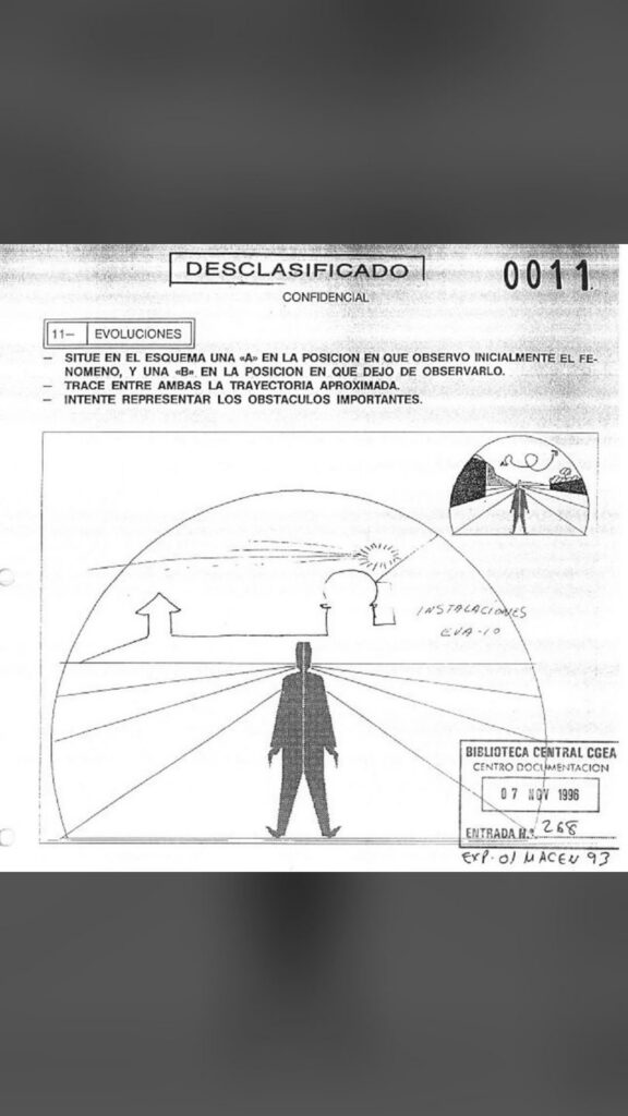 Proyecto Aurora | [Búsqueda Específica]: expediente ovni desclasificado ministerio de defensa radar interceptacion
