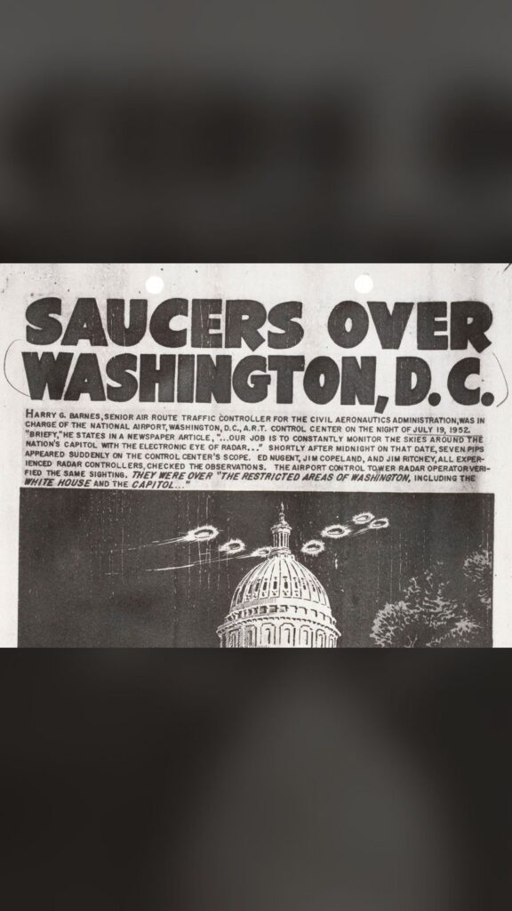 1952 Washington, D.C., UFO incident | [Búsqueda Específica]: 1952 Washington, D.C., UFO incident
