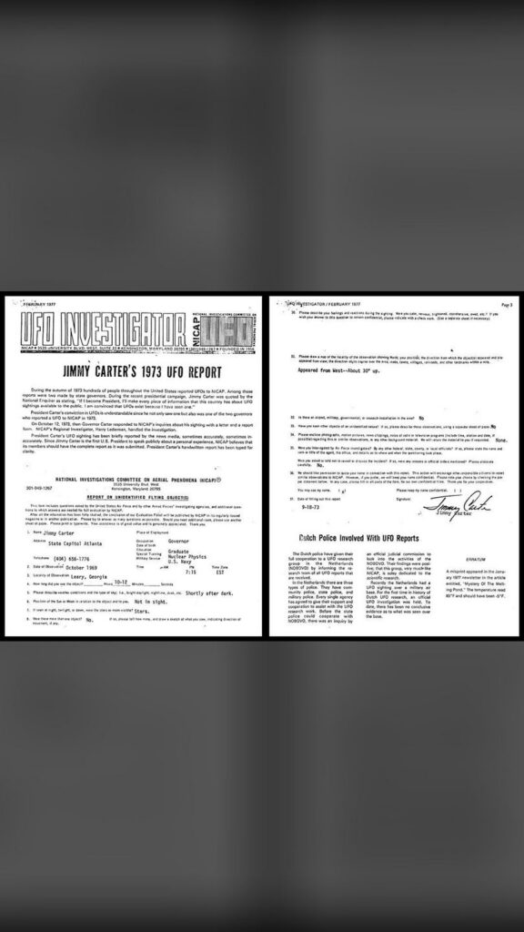 Investigación de informes OVNI por parte del gobierno de los Estados Unidos | [Búsqueda Específica]: documento desclasificado area 51 memorando oficial