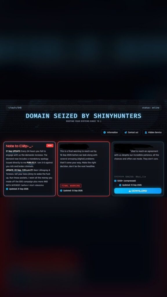 Resultado de búsqueda sin verificar; consulta: ShinyHunters hacked Clop leak site using Grav CMS path traversal flaw